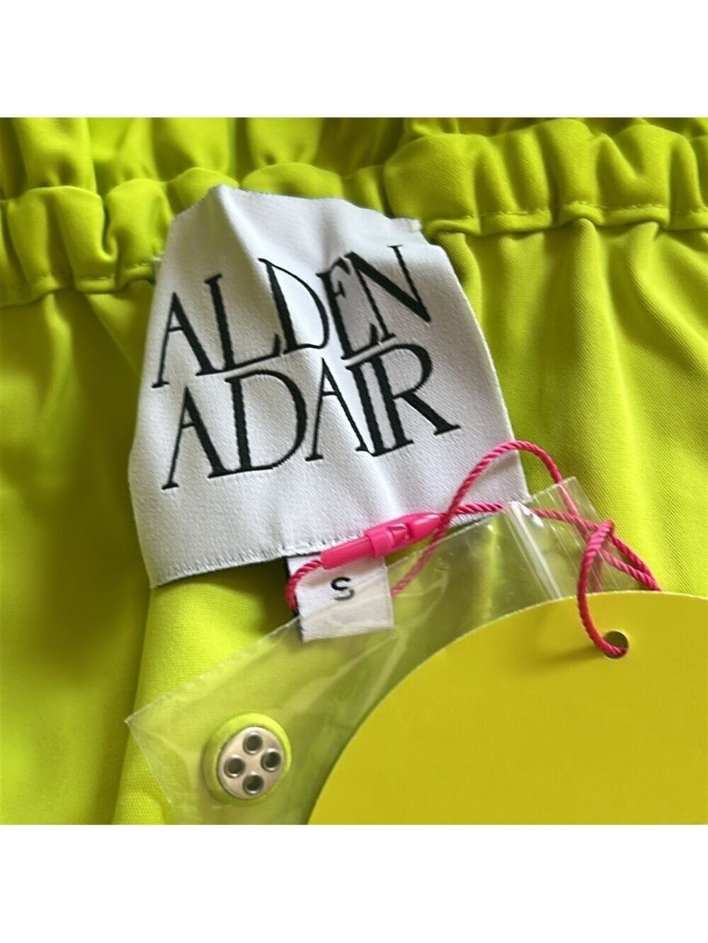 Alden Adair Hallie Ruffle Dress in Citrus Size Small NWT - Picture 10 of 12